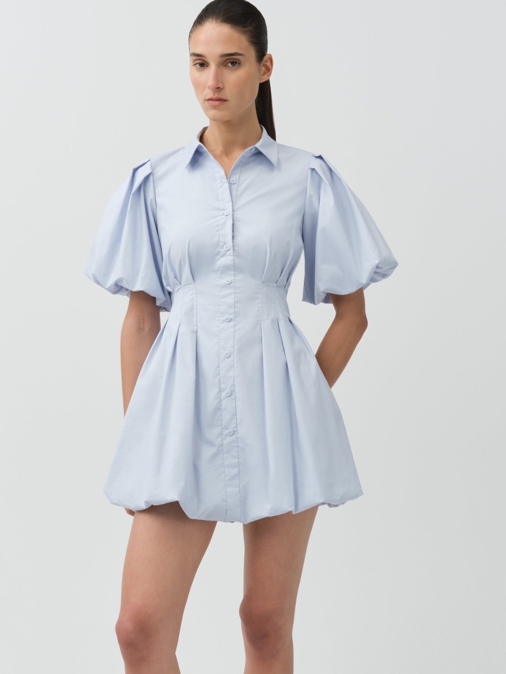 SIMKHAI NWOT Effie Bubble Mini Dress